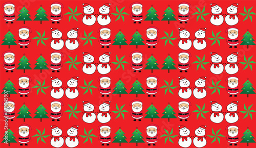 seamless pattern with Christmas star