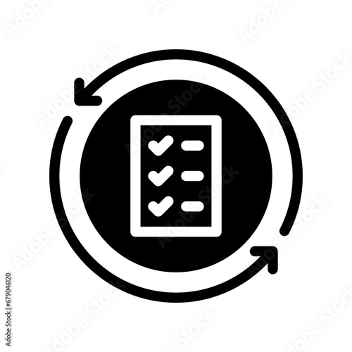 policy glyph icon
