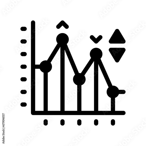 volatility glyph icon