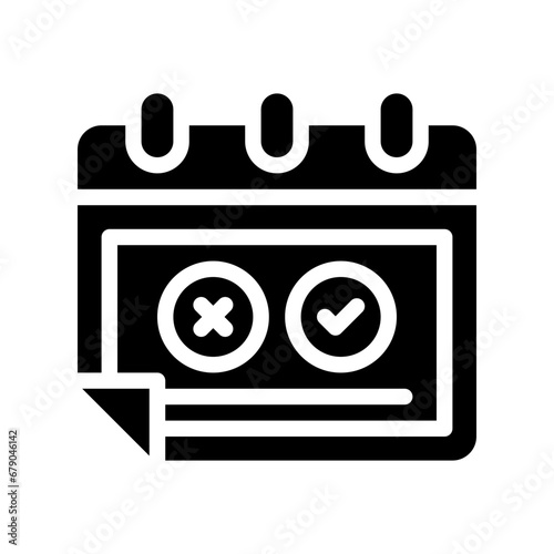 absence glyph icon