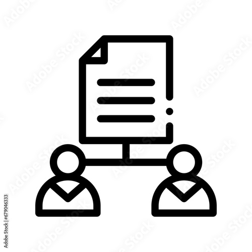 delegate line icon