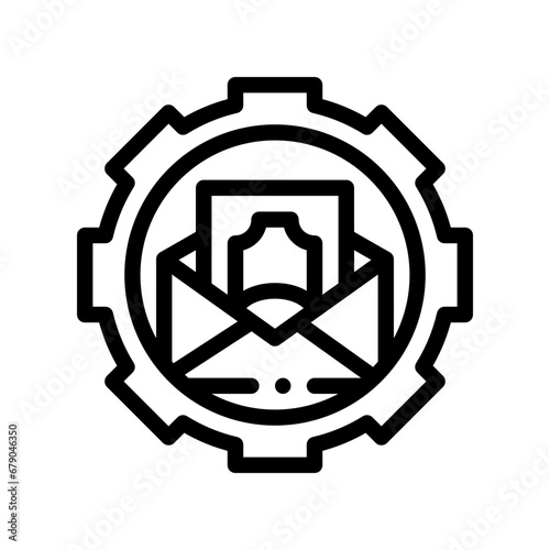 paycheck line icon