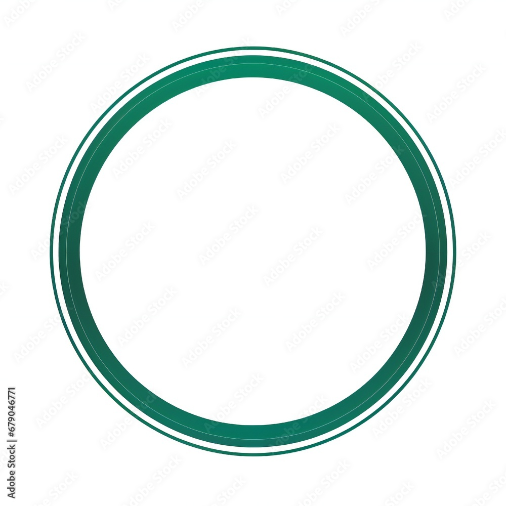 Empty sports circle design element flat style on white background Generative AI Empty sports circle design element flat style on white background Generative AI