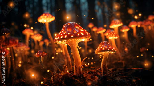 Fly agaric psychedelic tripgood candlelight