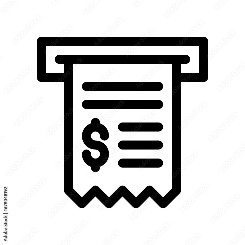bill line icon bill line icon