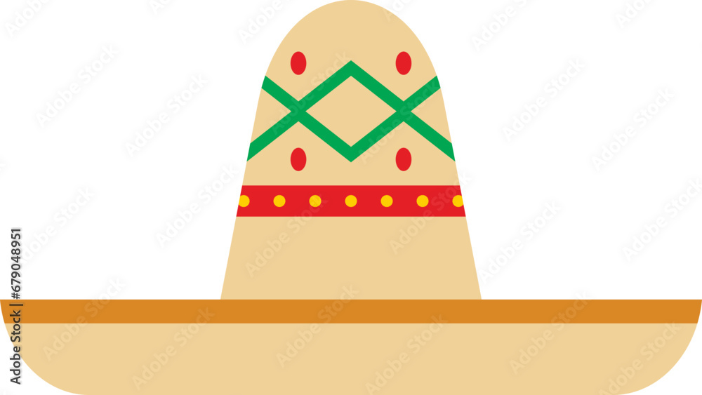 Sombrero hat illustration Sombrero hat illustration