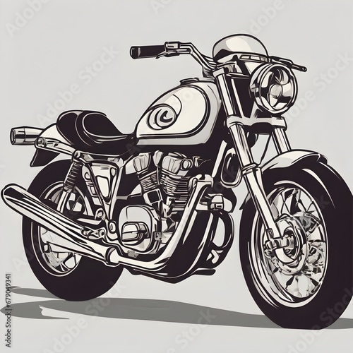 Motorcycle Icon Background Very Cool