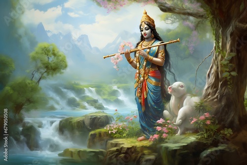 Krishna: The Divine Avatar and Supreme Deity in Hinduism photo