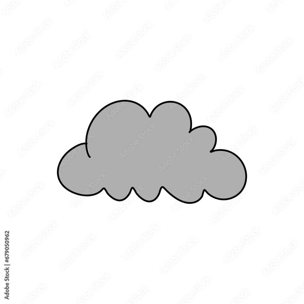 cloud vector icons. cloudlet contour symbols. Clouds silhouette cloud vector icons. cloudlet contour symbols. Clouds silhouette