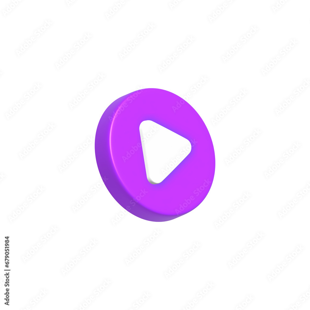 play video button icon 3d style blue color play video button icon 3d style blue color