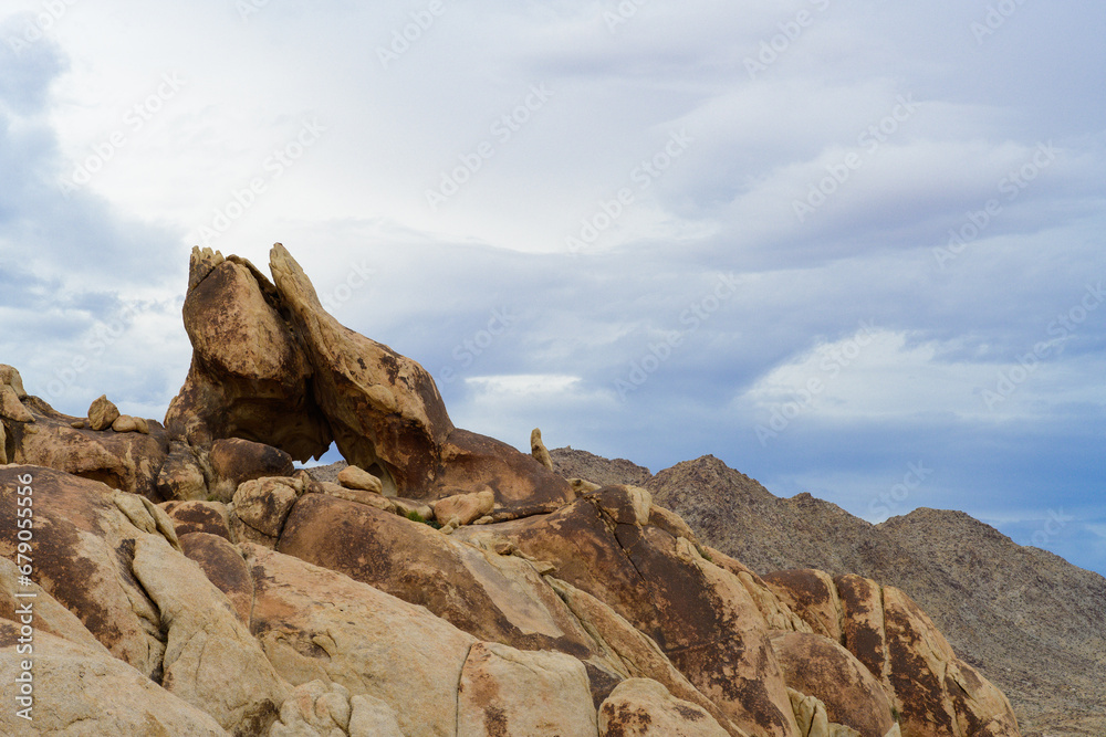 Desert Boulder Formations in Joshua Tree
