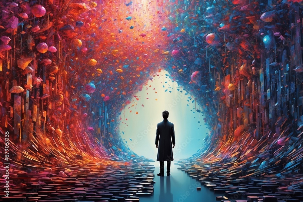 Enter a matrix world where reality and fantasy merge.