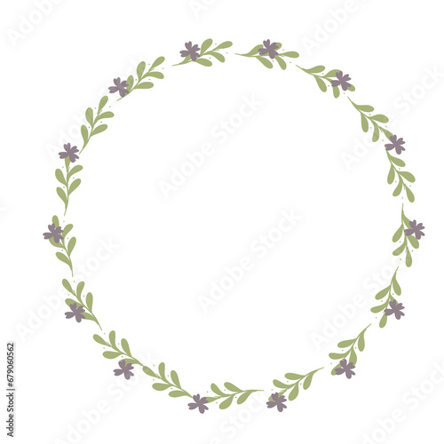 Hand drawn floral frames with flowers. Wreath. Elegant logo template. Vector illustration for labels  branding business identity  wedding invitation