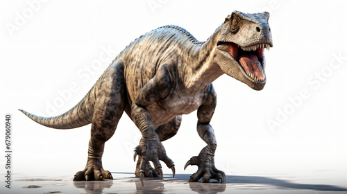 Walking dinosaurs. Character on a white background