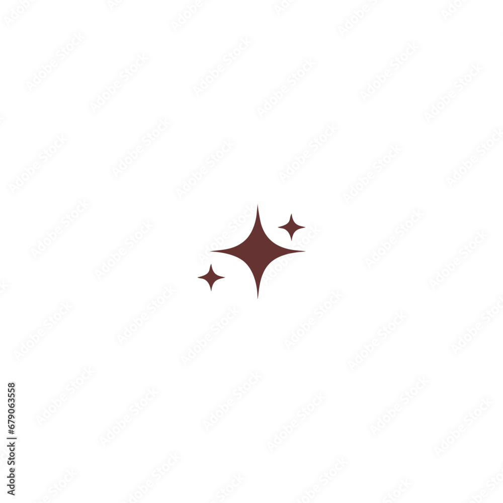 twinkling star with brown color celebration twinkling star with brown color celebration