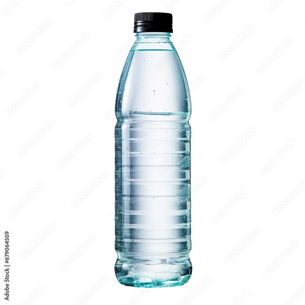 Water bottle on a white background isolated PNG Water bottle on a white background isolated PNG