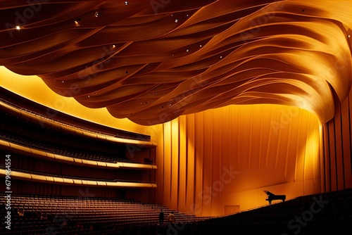 A magnificent concert hall.  Great for stories of music, culture, opera, theater, arts and more. 