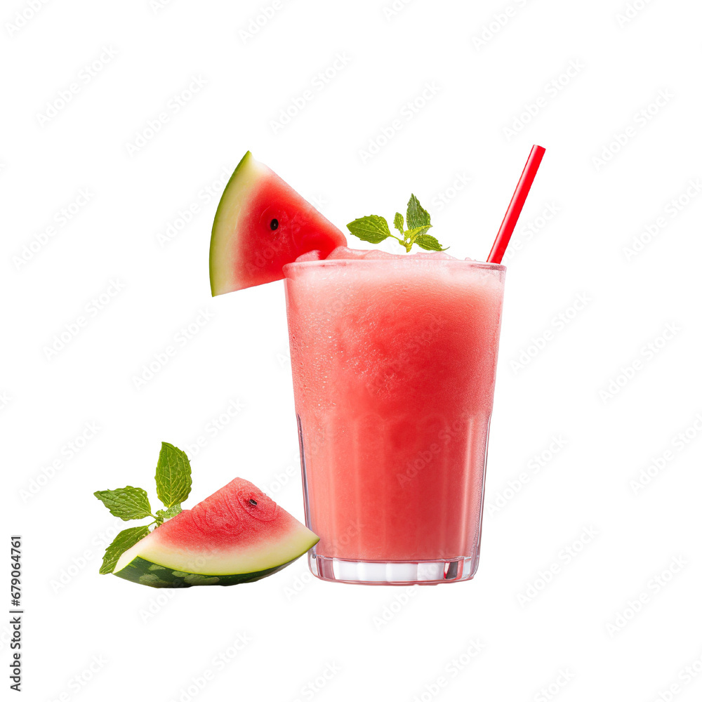 watermelon Smoothie on a white background isolated PNG watermelon Smoothie on a white background isolated PNG