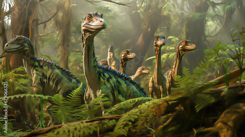                                      - image of Coelophysis - No1-17 Generative AI