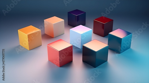 Colored cubes as a concept for development and growth