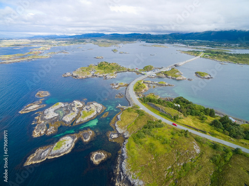 Atlantic Road - one of the world’s most beautiful drive, Norway photo