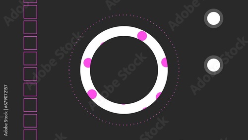 looped animation background. black and white for screensaver