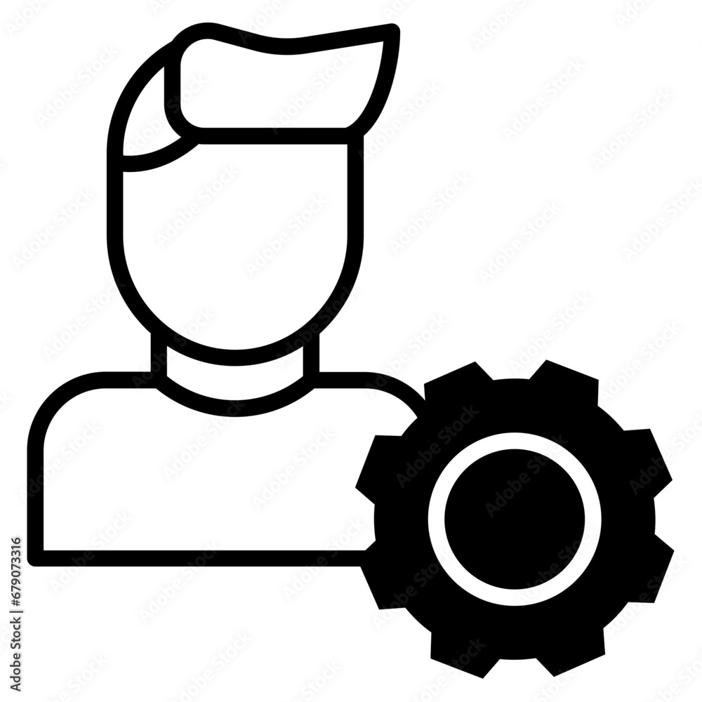 Solid glyph icon Account Management icon Solid glyph icon Account Management icon