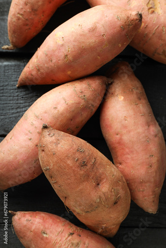 Sweet potato, concept of healthy food, vegetables