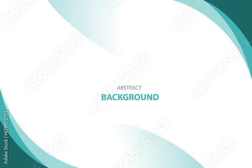 Blue vector curve modern background with white space for text and message. concept design