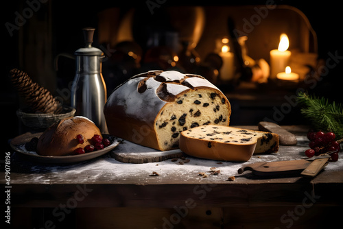 Baking Panettone, Italian Christmas bread, christmas season