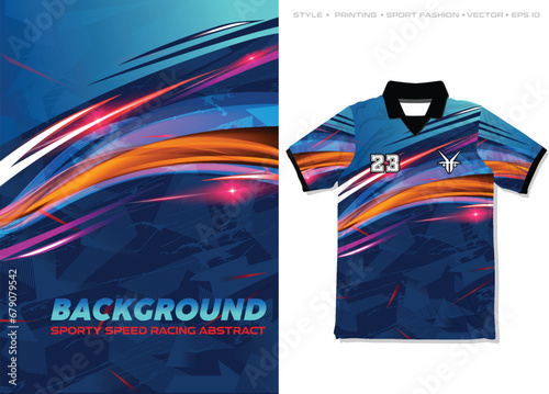 sublimation jersey design sporty abstract flashy liquid modern abstract professional casual smart pattern corporate vector illustration