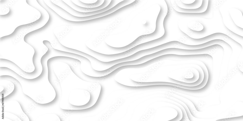 Black and white abstract background White abstract background 3d realistic design use for ads banner and advertising print design vector. 3d topography relief. Vector topographic illustration.	