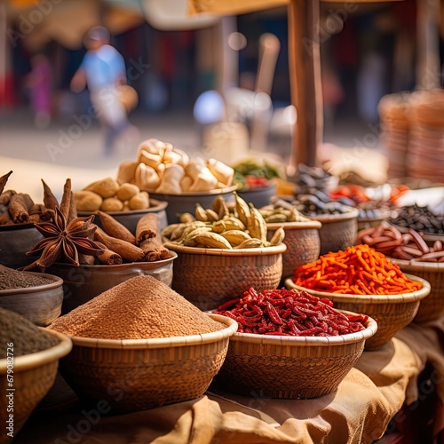 Spice market. Great for stories of food, health, history, trade, culture and more. 