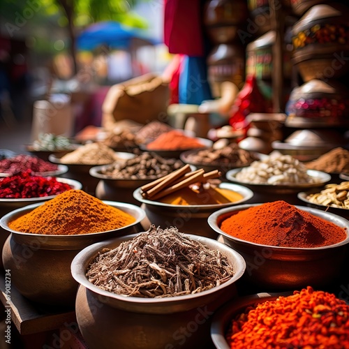 Spice market. Great for stories of food, health, history, trade, culture and more. 