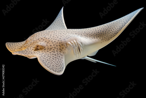 Shark ray fish close-up