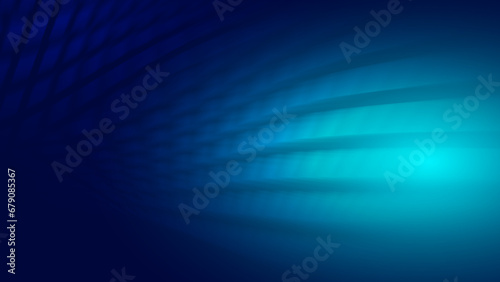 Abstract creative glow light and shade on blue background illustration.