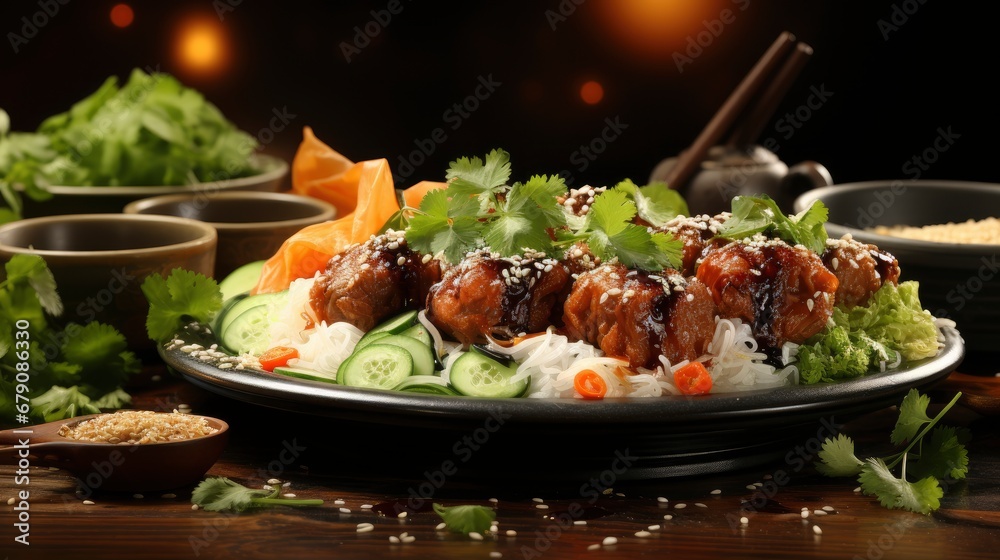 Fried Spring Roll Chicken Vietnamese Food, HD, Background Wallpaper, Desktop Wallpaper