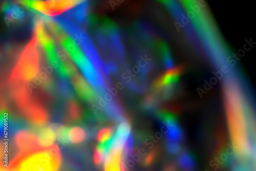 Abstract blurred rainbow background.