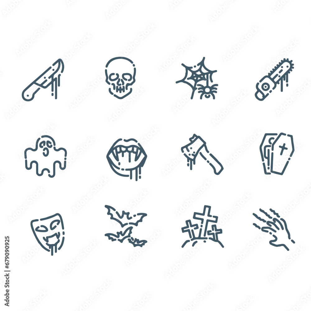 halloween and horror,holiday,bat icons vector design