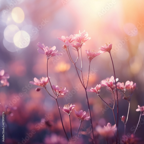 pink flower background © Nasreen