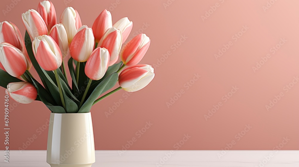 Field Colourful Spring Tulips Fading Into, HD, Background Wallpaper, Desktop Wallpaper