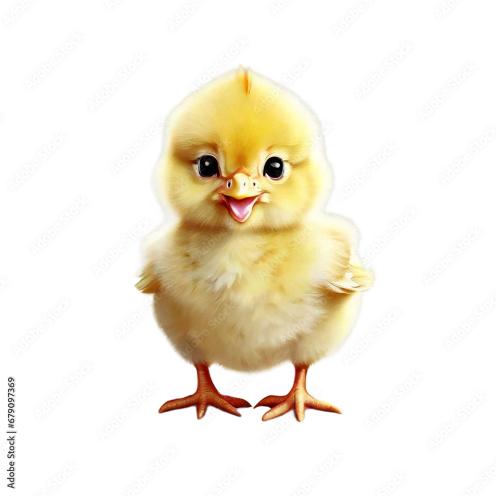 Obraz premium art of a character of a chick baby of chicken