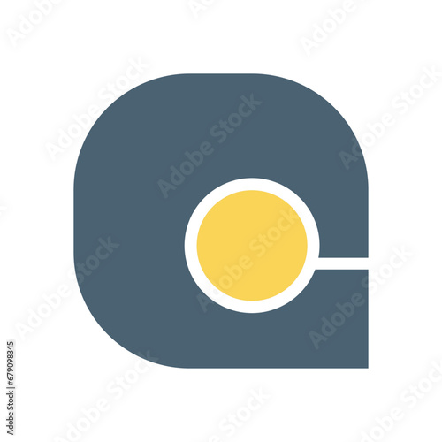 Display bauhaus vector font bold letter logo G alphabet capital geometry Typeface abc element for social media, web design, poster, banner, greeting card