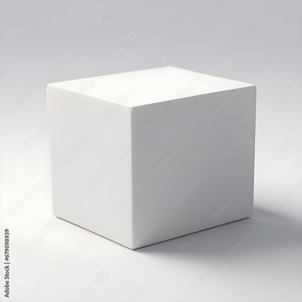 3d box white 3d box white
