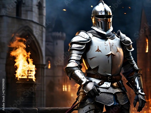 Knight Hero and RPG character asset for games artwork and 4k wallpapers of cinematic epic realism