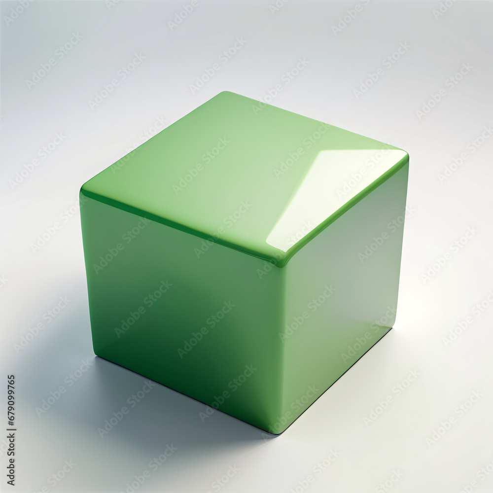#d green cube