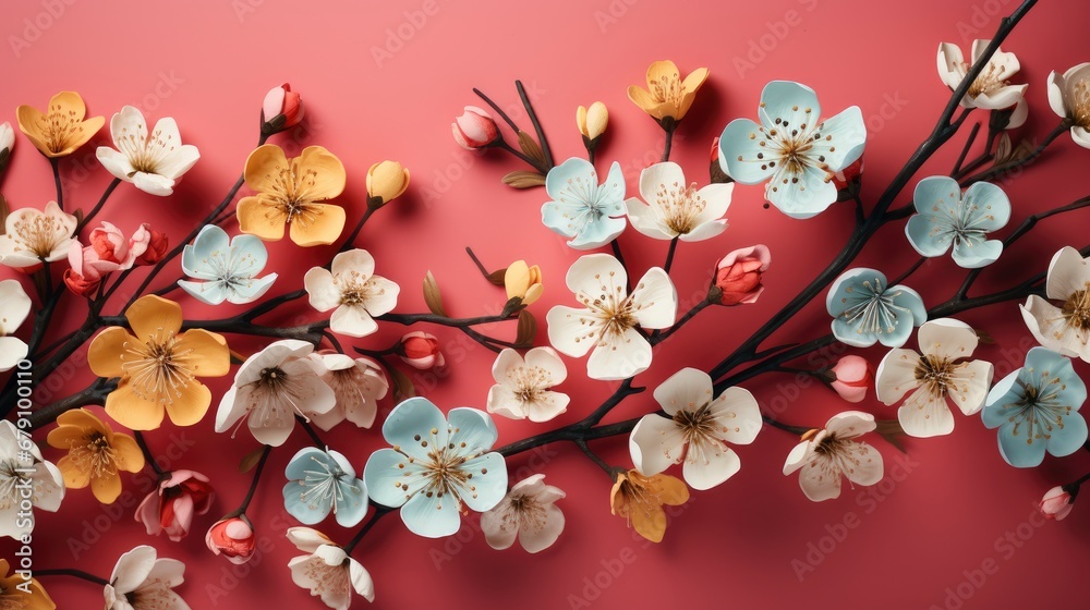 Blossoming Branch Apple Bright Colorful Spring, HD, Background Wallpaper, Desktop Wallpaper