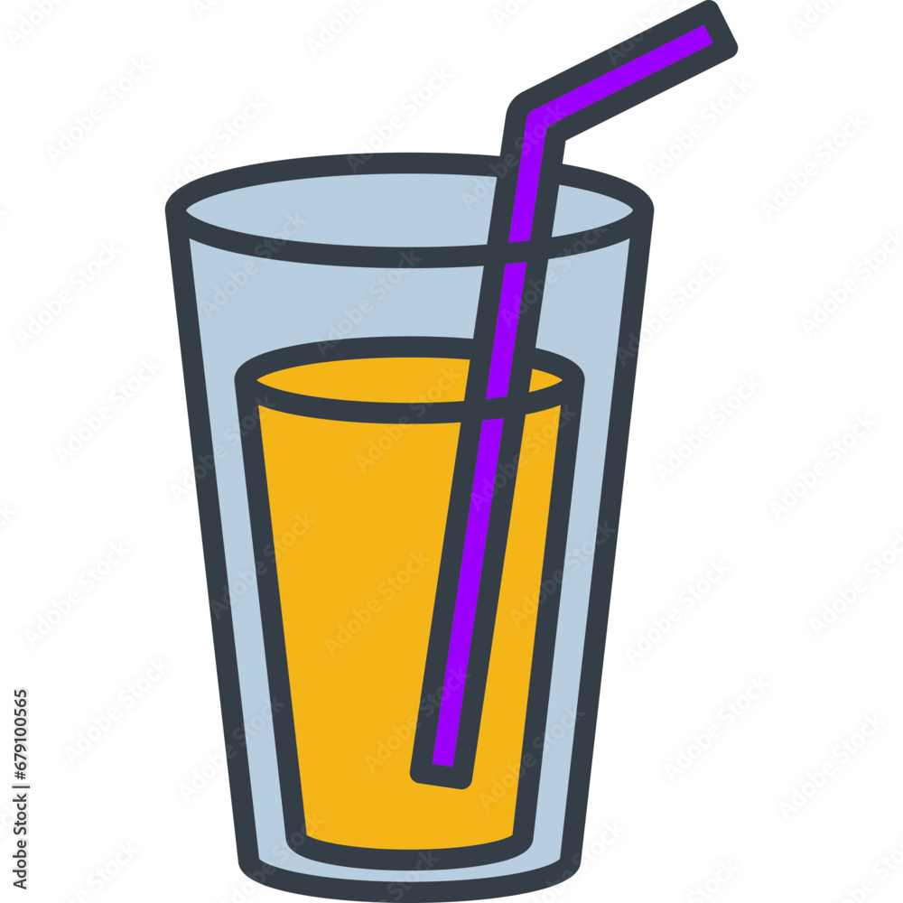 Soft Drink Glass Icon Soft Drink Glass Icon
