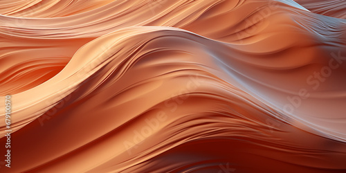 Abstract orange wavy wallpaper background