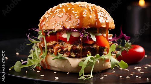 grilled chicken burger